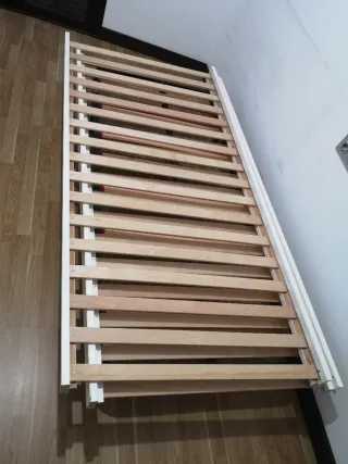 Litera MYDAL IKEA madera blanca