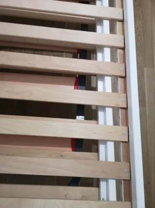 Litera MYDAL IKEA madera blanca