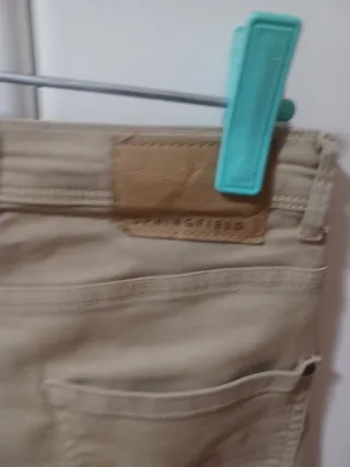 Pantalón Springfield Talla W28 Slim Beige