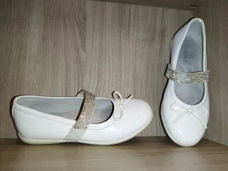 Paperine, ballerine bianche, Dettagli, numero 34.