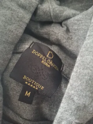 Felpa con cappuccio uomo leggera grigia