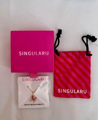 Collar M Singularu Baño Oro 18kt