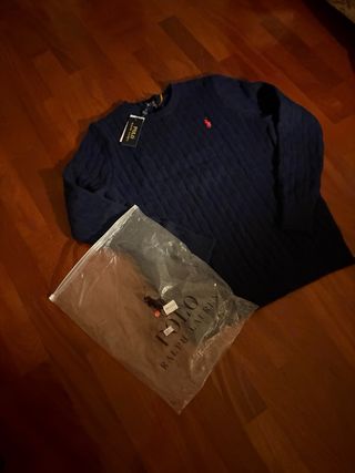 Maglioncino Polo Ralph Lauren Blu Taglia M