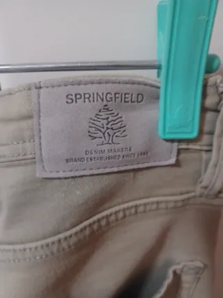 Pantalón Springfield Hombre Talla W28 Slim