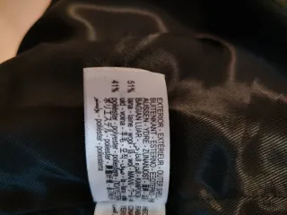 Abrigo Lana Zara Negro Oversize