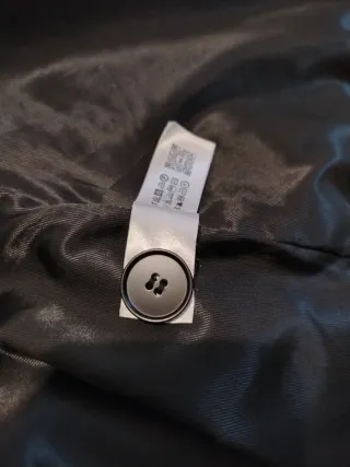 Abrigo Lana Zara Negro Oversize