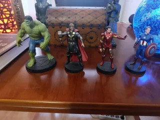 Figuras Marvel Hulk, Thor, Ironman, Capitán