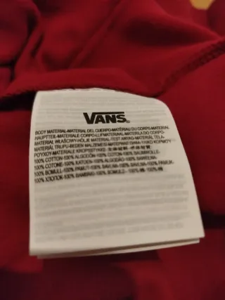 Sudadera hombre. Vans. Talla M