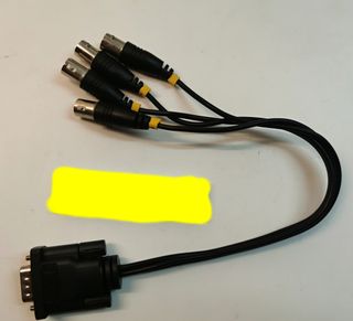 Cavo coassiale per monitor HD15 VGA a 4 BNC RGBHV