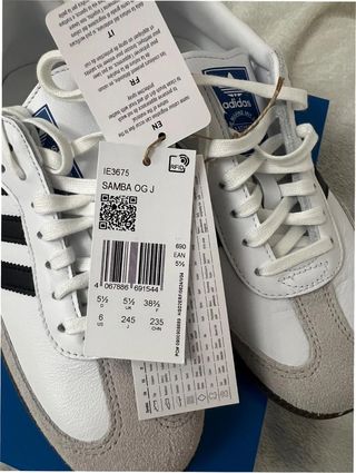 Adidas Samba OG Cloud White Core Black 38.5