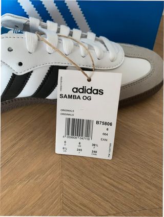 Adidas Samba OG Cloud White Core Black Talla 39100