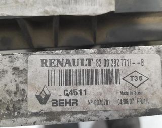 Radiador renault 8200292771 solo radiador de