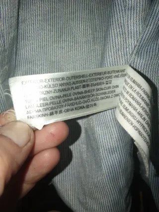 Cazadora Piel Massimo Dutti Talla M