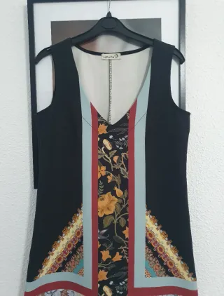 Vestido LiPuPu Negro Multicolor