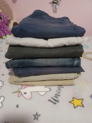 Lote 7 Pantalones Hombre Pull&Bear, Springfield, Z