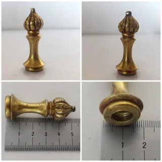 ADORNOS EMBELLECEDORES DE BRONCE PARA LÁMPARAS