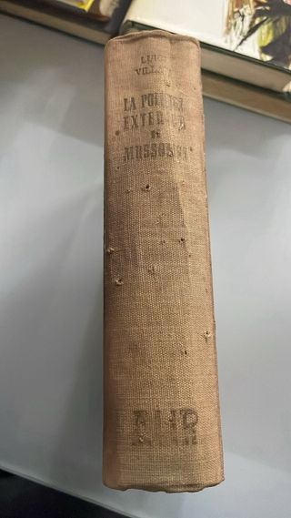 La política exterior de Mussolini