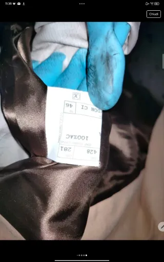 Cappotto beige con collo in pelliccia