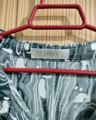 Blusa Camisera Manga Larga Talla 42