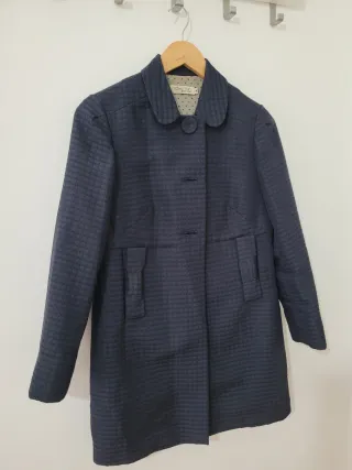 Abrigo azul marino talla M