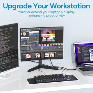 Cable HDMI a USB C 3 Metros, Cable USB C a HDMI 4K