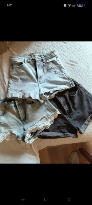 Pack 2 shorts vaqueros