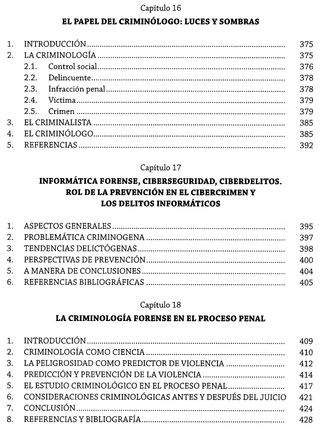 CRIMINOLOGIA. MANUAL PRACTICO. CRIMINALISTICA.