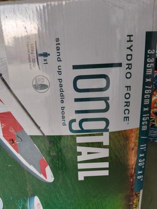 Bestway 65083 Tabla Paddle Surf Hinchable Hydro-Force Long Tail Sup Lite 335x76x15 cm