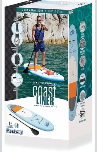 Bestway 65079 Tabla Paddle Surf Hinchable Coast Liner Sup Lite 320x81x12 cm