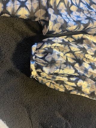 Vestido mini tul estampado