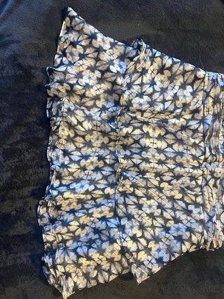 Vestido mini tul estampado