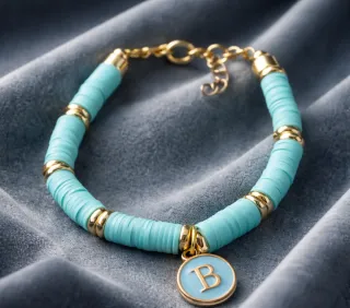 Set 3 Bracciali Perline Argilla e Perle