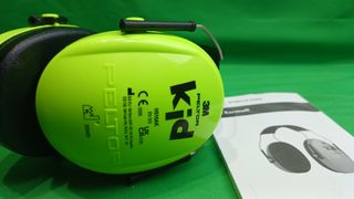 Paraorecchie 3M Peltor H510AK per Bambini Verde Neon
