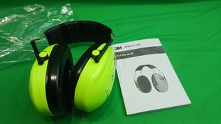 Paraorecchie 3M Peltor H510AK per Bambini Verde Neon