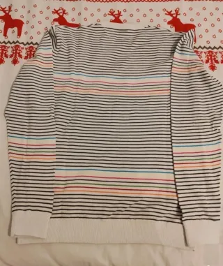 Maglioncino Quiksilver righe colorate taglia L