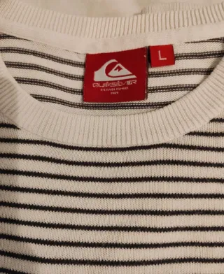 Maglioncino Quiksilver righe colorate taglia L