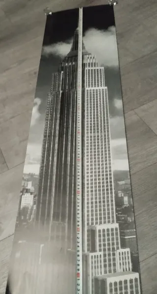 Lámina Empire State Building 1.30x0.30m