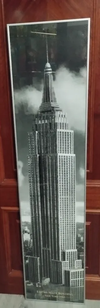 Lámina Empire State Building 1.30x0.30m