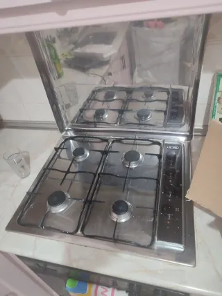 Muebles de cocina color rosa