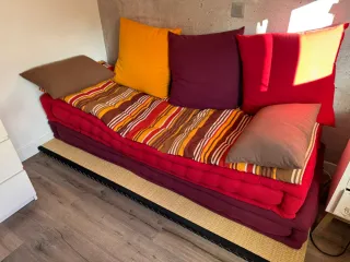 Sofá futón con tatami