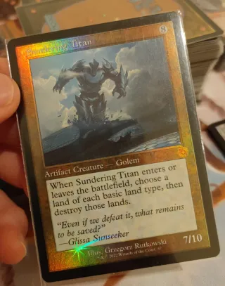 Sundering Titan FOIL MTG Carta