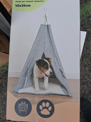 Tienda campaña para mascotas 40x55cm 9€