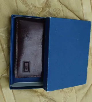 Portafoglio uomo GMF in pelle marrone