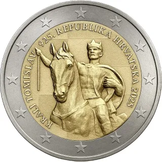 MONEDA CONMEMORATIVA 2€ CROACIA 2025. REY TOMISLAV