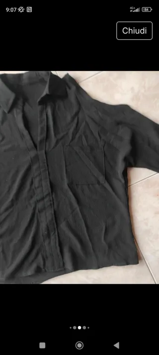 Camicia donna nera