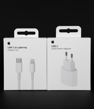 Cargador Apple 20W USB-C y Cable Lightning