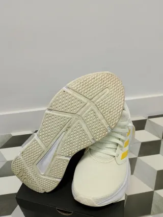 Zapatillas Adidas Galaxy 6 Mujer Blancas/Amarillas