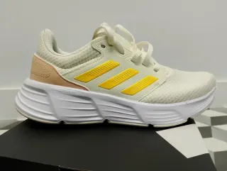 Zapatillas Adidas Galaxy 6 Mujer Blancas/Amarillas