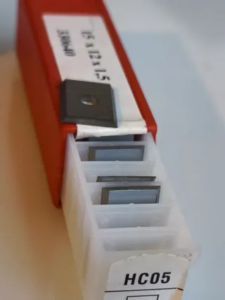 Cuchillas Carburo Reversibles 15x12x1.5mm