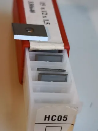 Cuchillas Carburo Reversibles 15x12x1.5mm